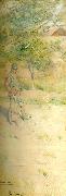 Carl Larsson tradgardsbild oil painting artist